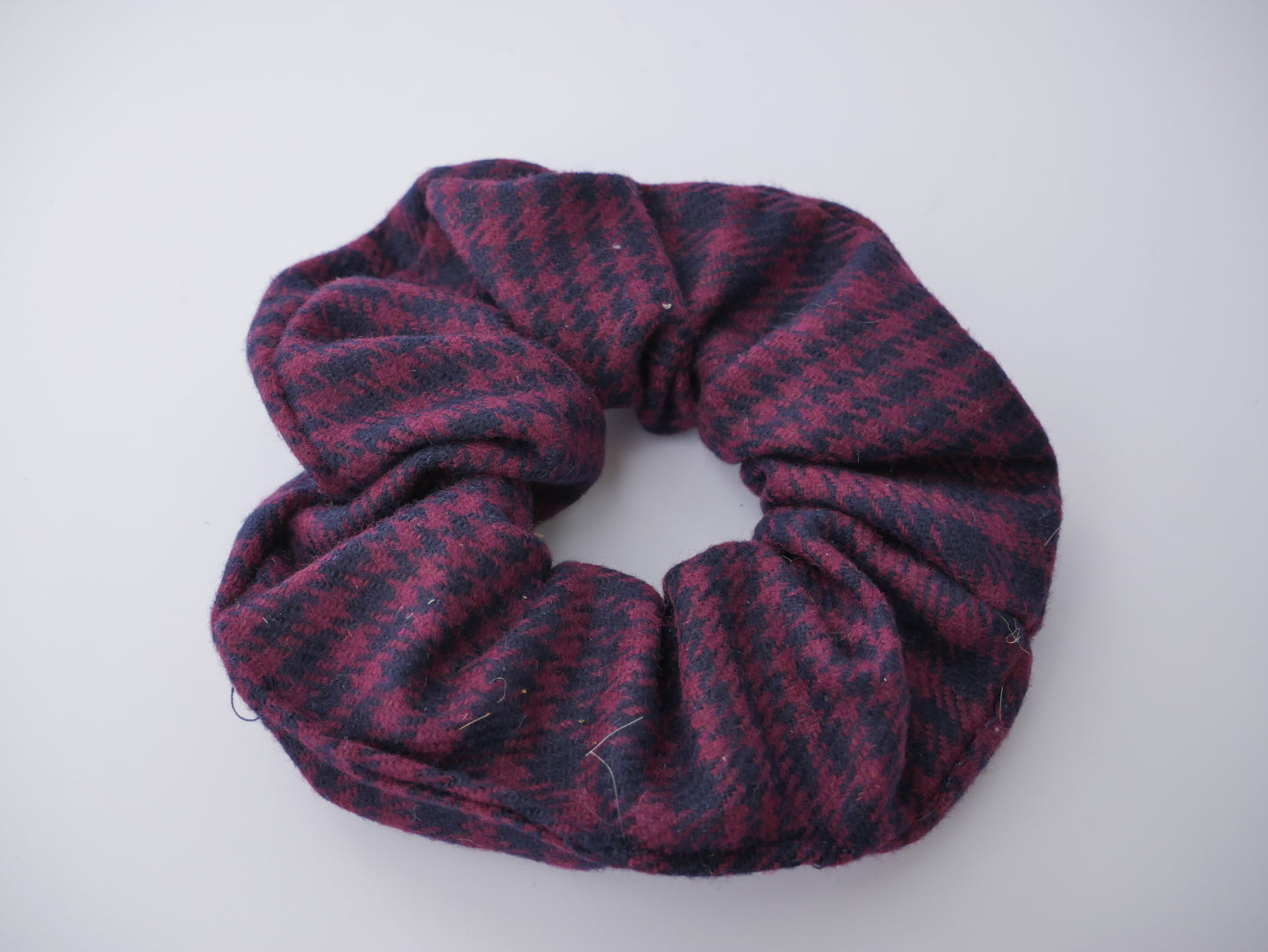 Tartan scrunchie