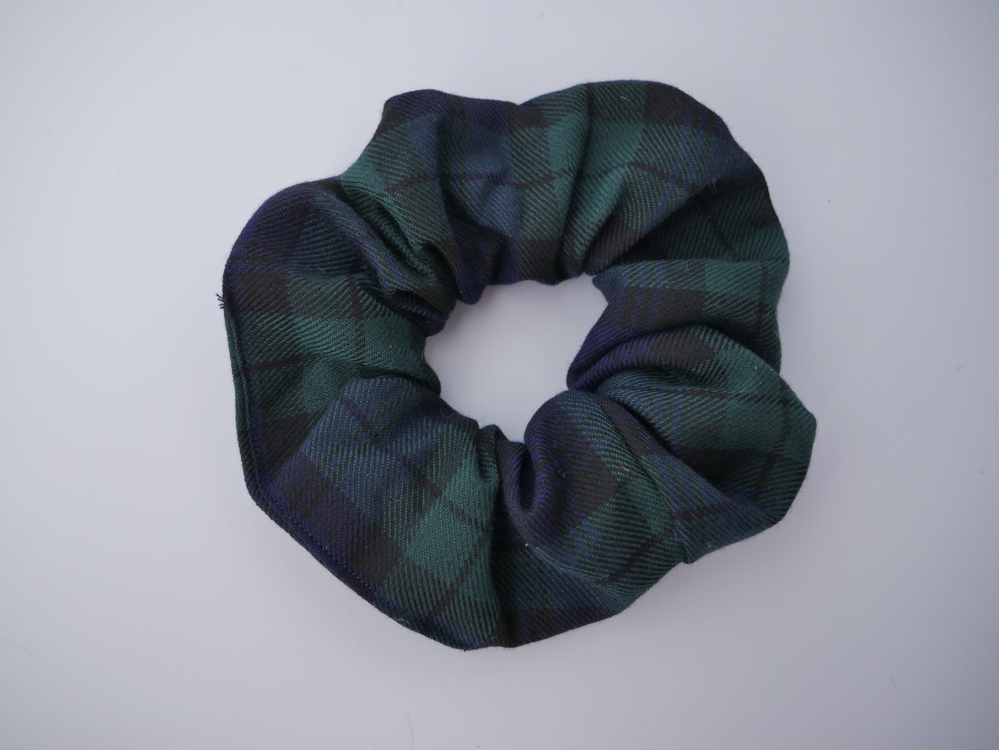 Tartan scrunchie