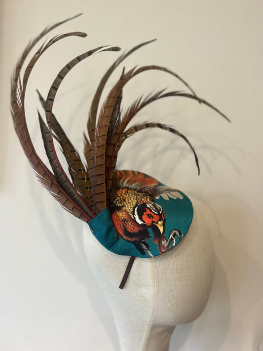 Clare Haggas silk fascinator - limited edition