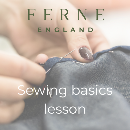 Sewing basics lesson